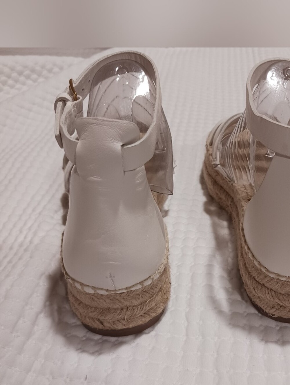 J. Crew Grace Leather Gladiator Espadrille Sandal 9/9.5 - Picture 6 of 13